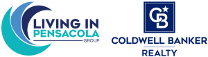 Living In Pensacola Group & Coldwell Banker Realty Logos